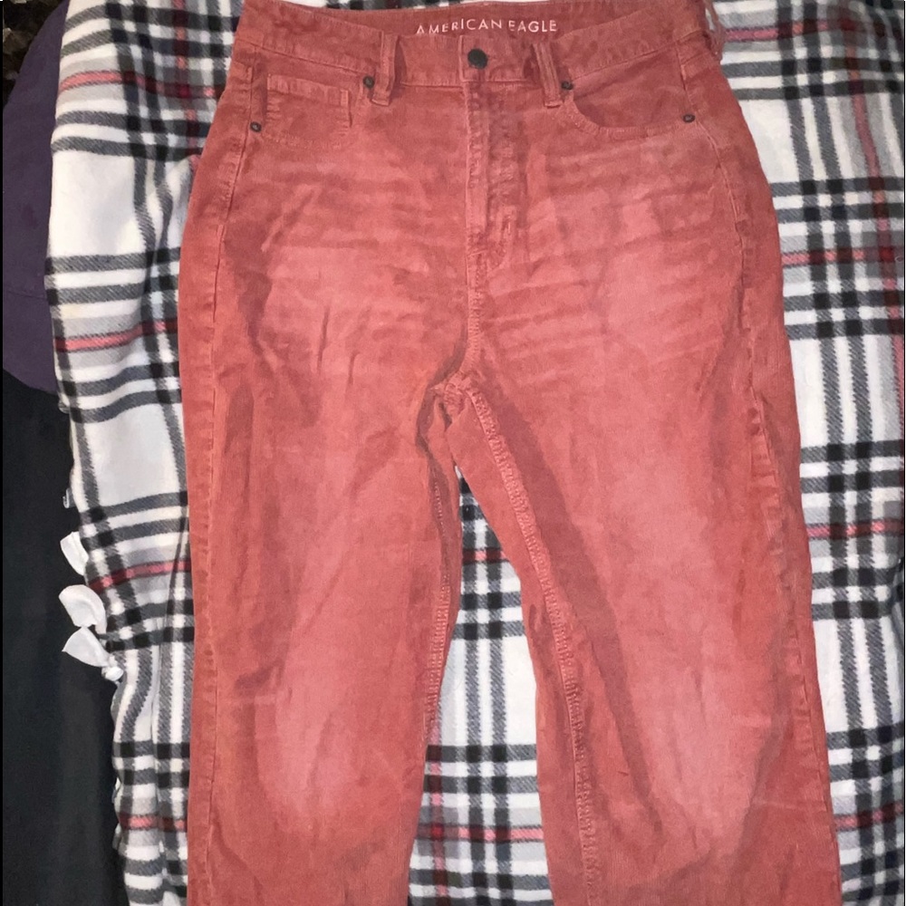 Pink American Eagle Corduroy Jeans